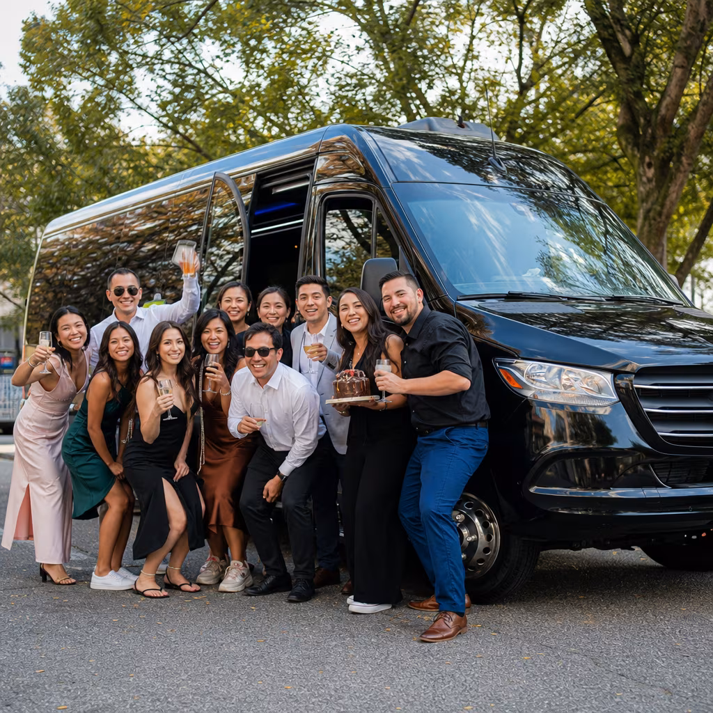 Birthday party bus